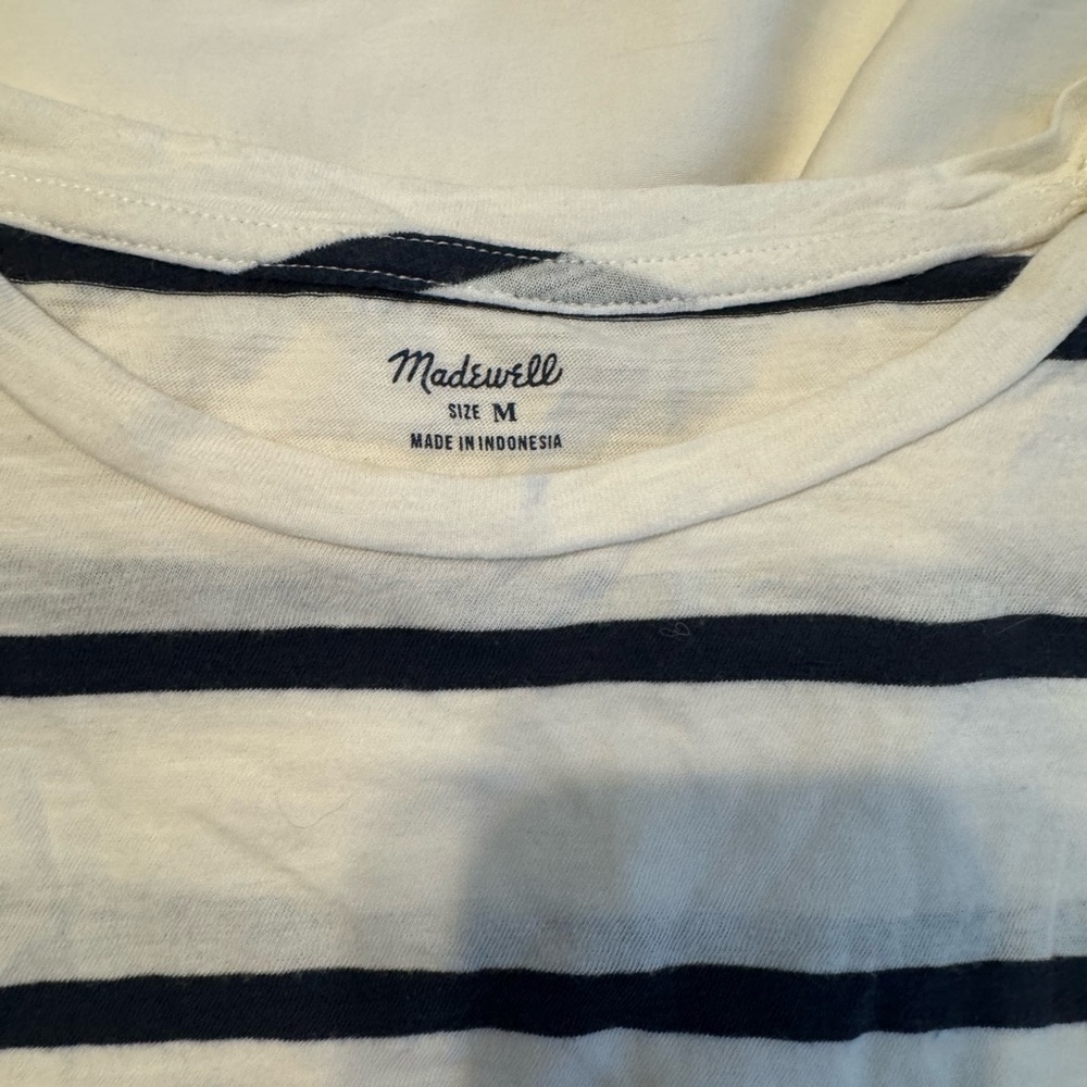 Madewell Striped T-Shirt - Picture 2 of 2